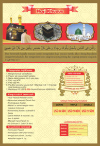 Paket-paket haji onh plus