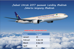 paket umroh 2017 landing Madinah