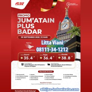 PROMO JUM'ATAIN BADAR 35,4 JUTA ALL IN 12 HARI SEPTEMBER 2026