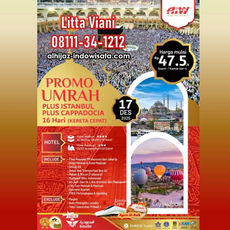 PROMO UMROH CAPPADOCIA
