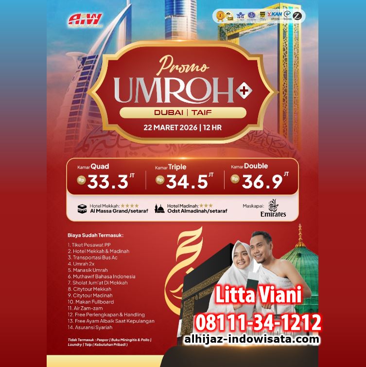 PROMO UMROH DUBAI TAIF