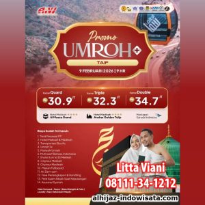 PROMO UMROH TAIF FEBRUARI