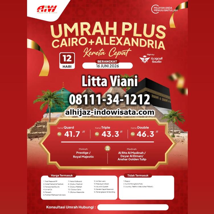 UMROH CAIRO ALEXANDRIA KERETA CEPAT