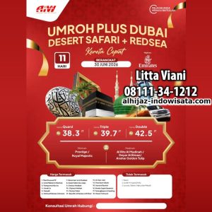 UMROH DUBAI DESERT SAFARI REDSEA KERETA CEPAT 38,3 JUTA ALL IN 11 HARI