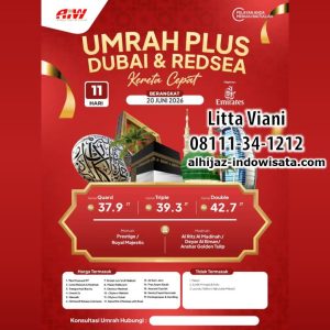 UMROH DUBAI REDSEA KERETA CEPAT 11 HARI