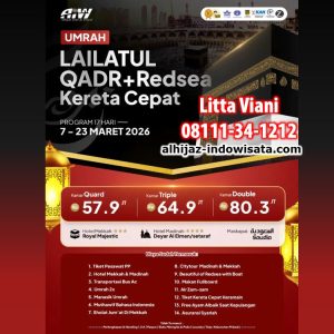 UMROH LAILATUL QODR REDSEA KERETA CEPAT MARET 2026