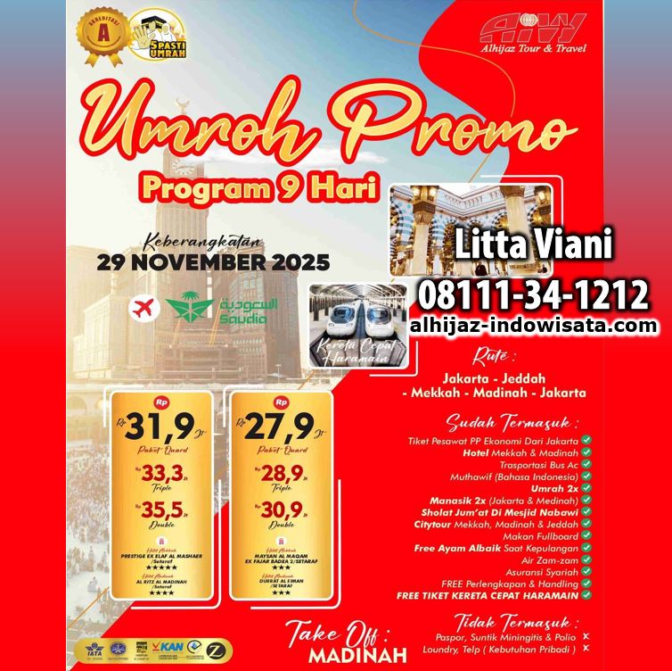 UMROH PROMO 9 HARI
