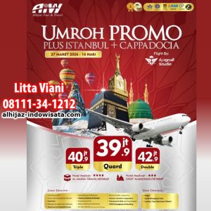UMROH PROMO TURKI ISTANBUL CAPPADOCIA MARET 2026