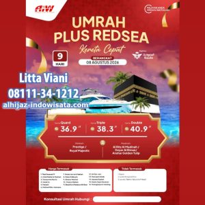 UMROH REDSEA KERETA CEPAT 36,9 JUTA ALL IN 9 HARI