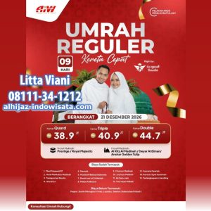 UMROH REGULER KERETA CEPAT DESEMBER