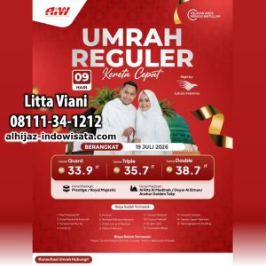 UMROH REGULER KERETA CEPAT JULI