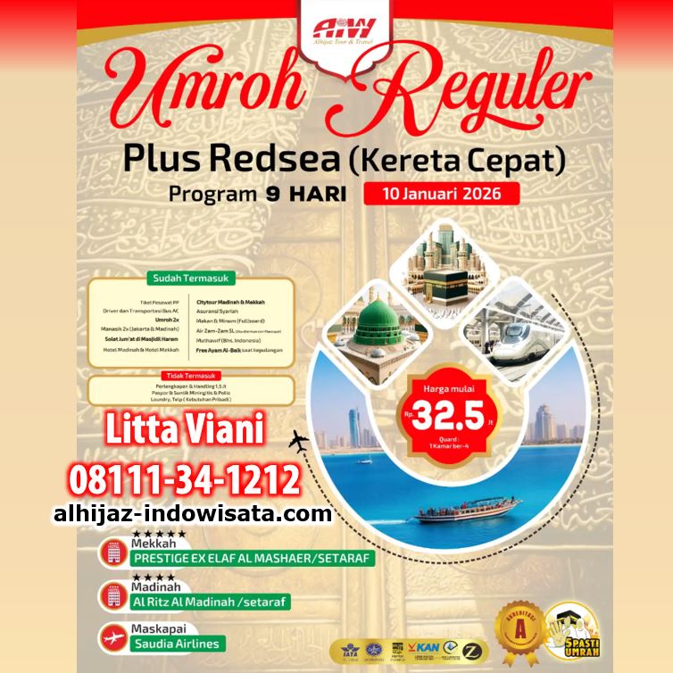 UMROH REGULER REDSEA KERETA CEPAT