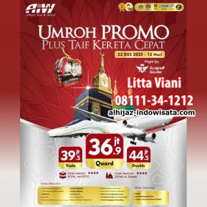 umroh promo 22 desember 2025