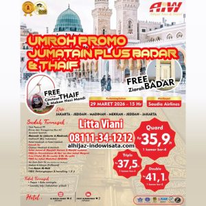umroh promo jum'atain badar thaif