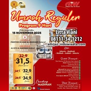 umroh reguler kereta cepatt