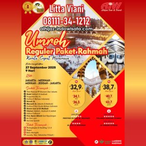umroh reguler paket rahmahh