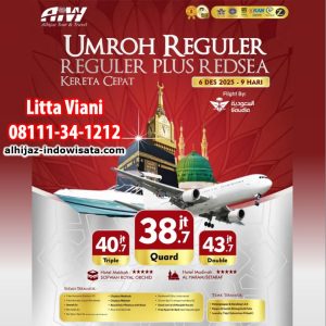 umroh reguler redsea kereta cepat desember