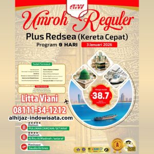 umroh reguler redsea kereta cepat januari