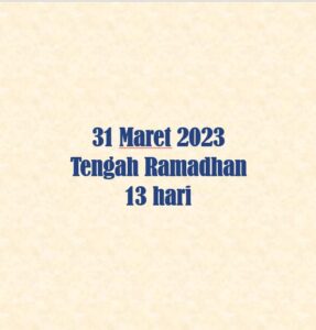 umroh tengah ramadhan 13 hari 31 maret 2023