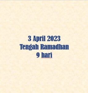 umroh tengah ramadhan 9 hari 3 April 2023