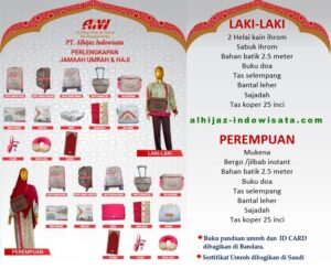 perlengkapan umroh alhijaz INDOWISATA