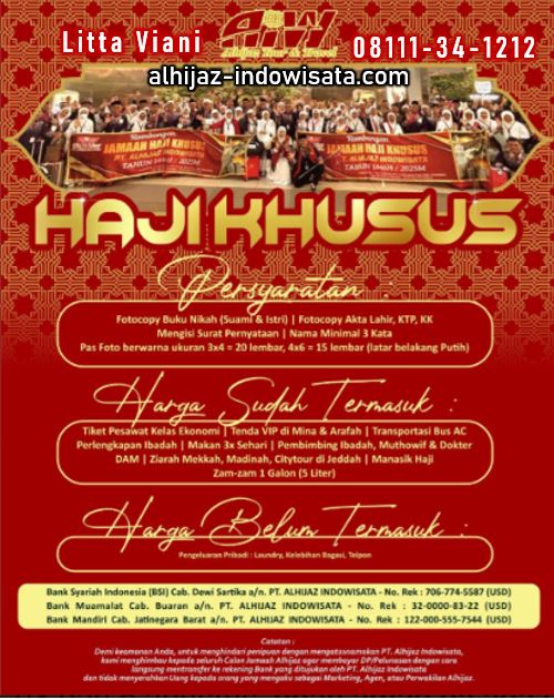 PERSYARATAN DAFTAR HAJI TAHUN INI