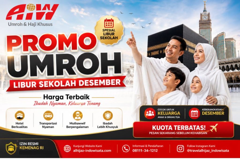 Umroh Libur Sekolah Desember