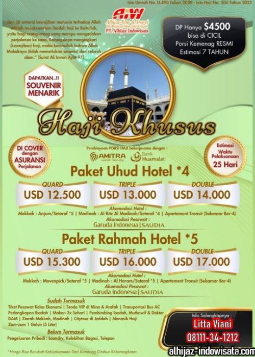 paket haji khusus